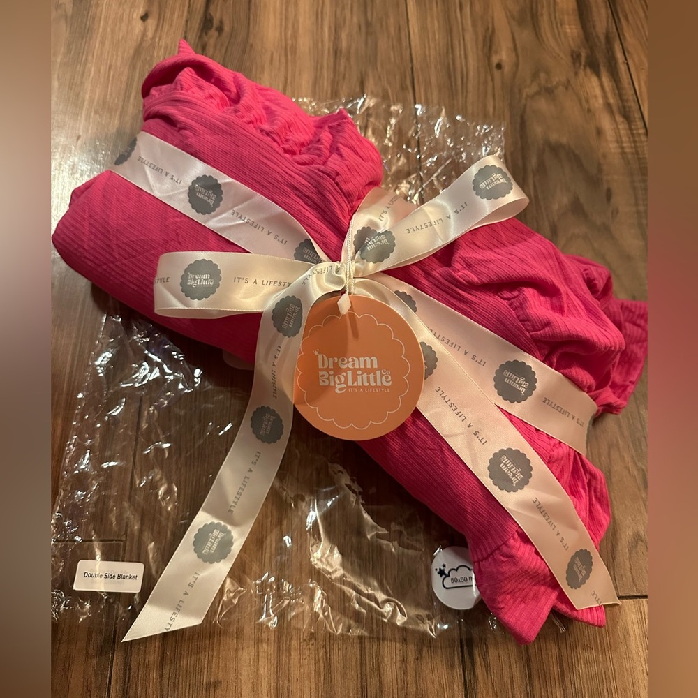 Dream Big Little Co. Pink Blanket NWT